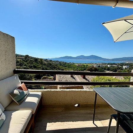 Studio Vue Mer A Porticcio Piscine Et Parking Екстер'єр фото