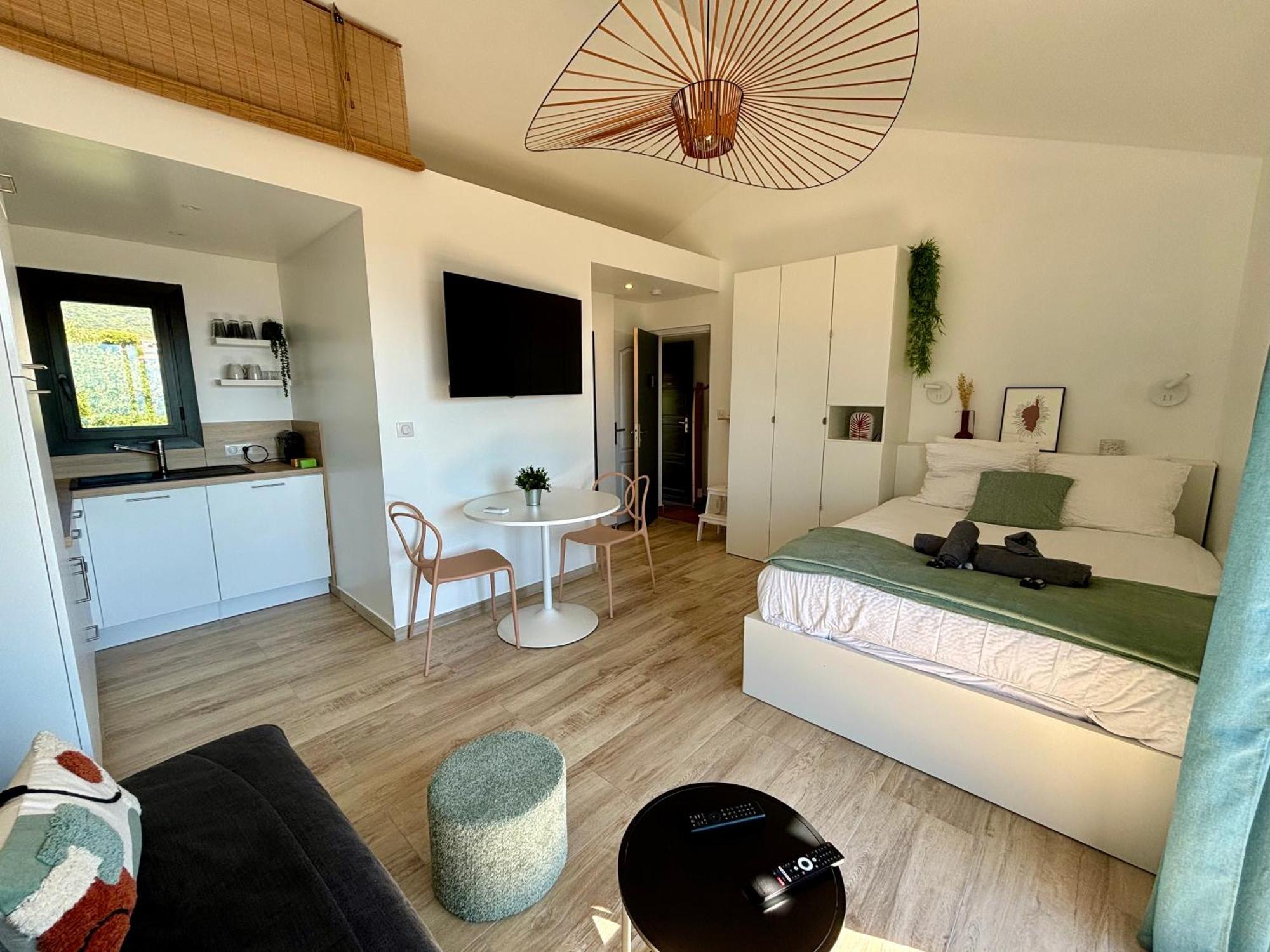 Studio Vue Mer A Porticcio Piscine Et Parking Екстер'єр фото