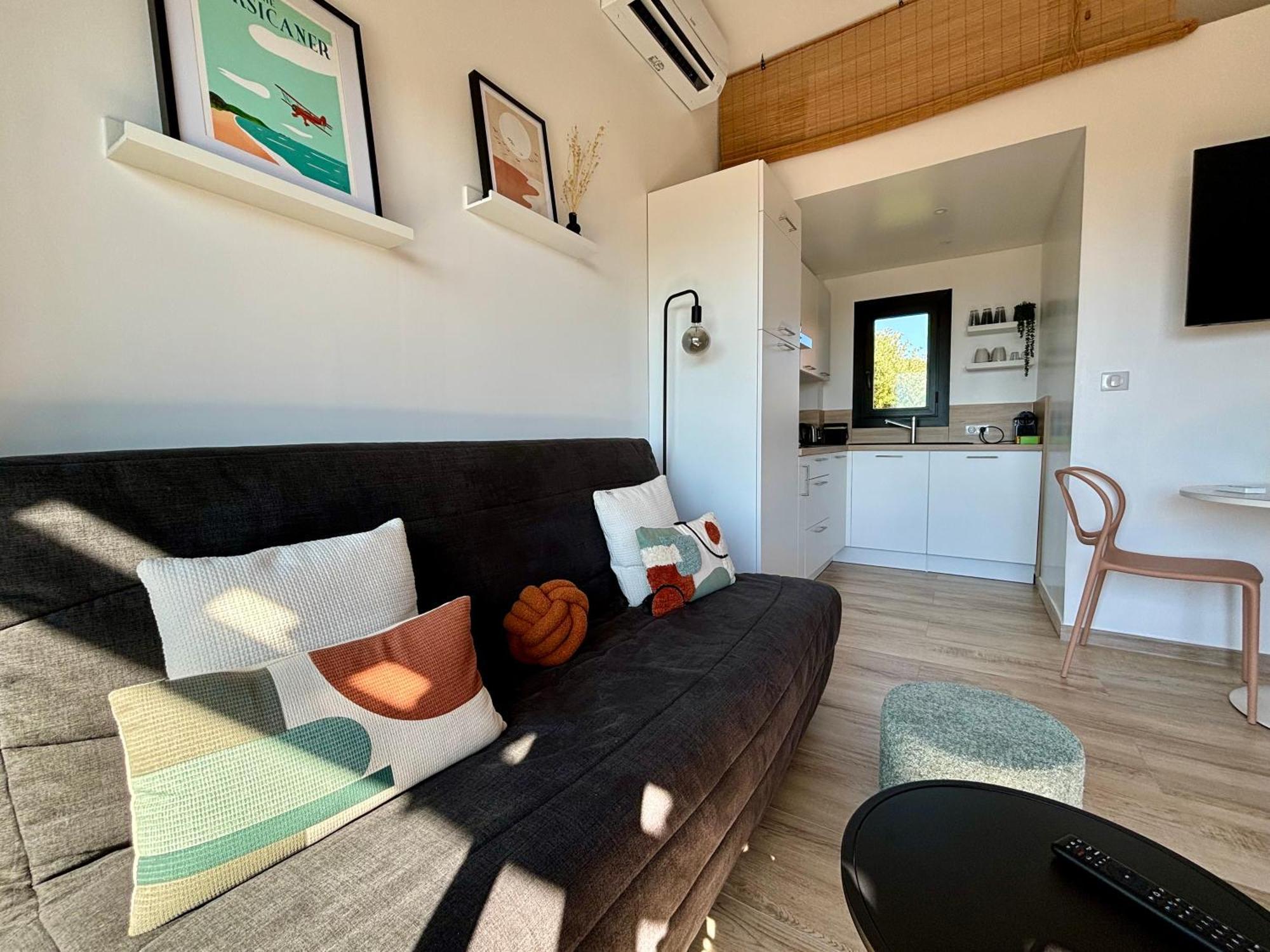 Studio Vue Mer A Porticcio Piscine Et Parking Екстер'єр фото