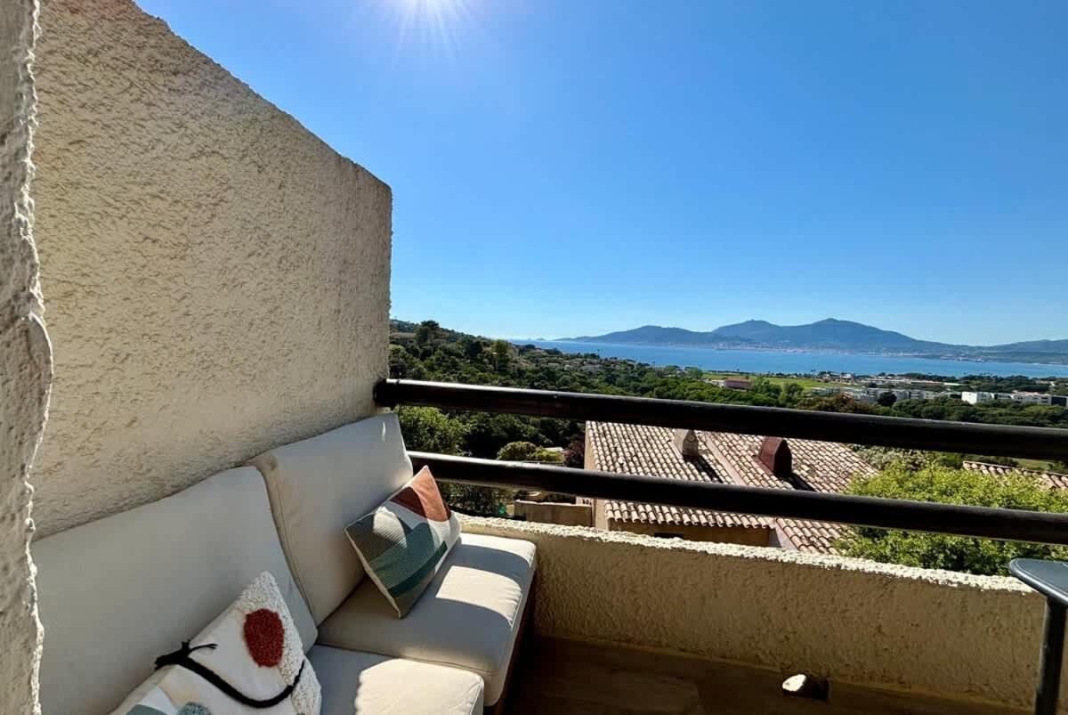 Studio Vue Mer A Porticcio Piscine Et Parking Екстер'єр фото