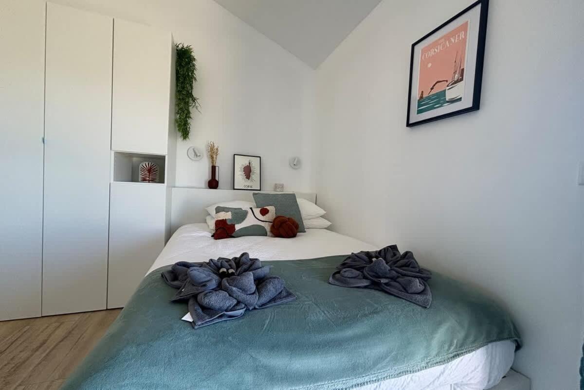 Studio Vue Mer A Porticcio Piscine Et Parking Екстер'єр фото
